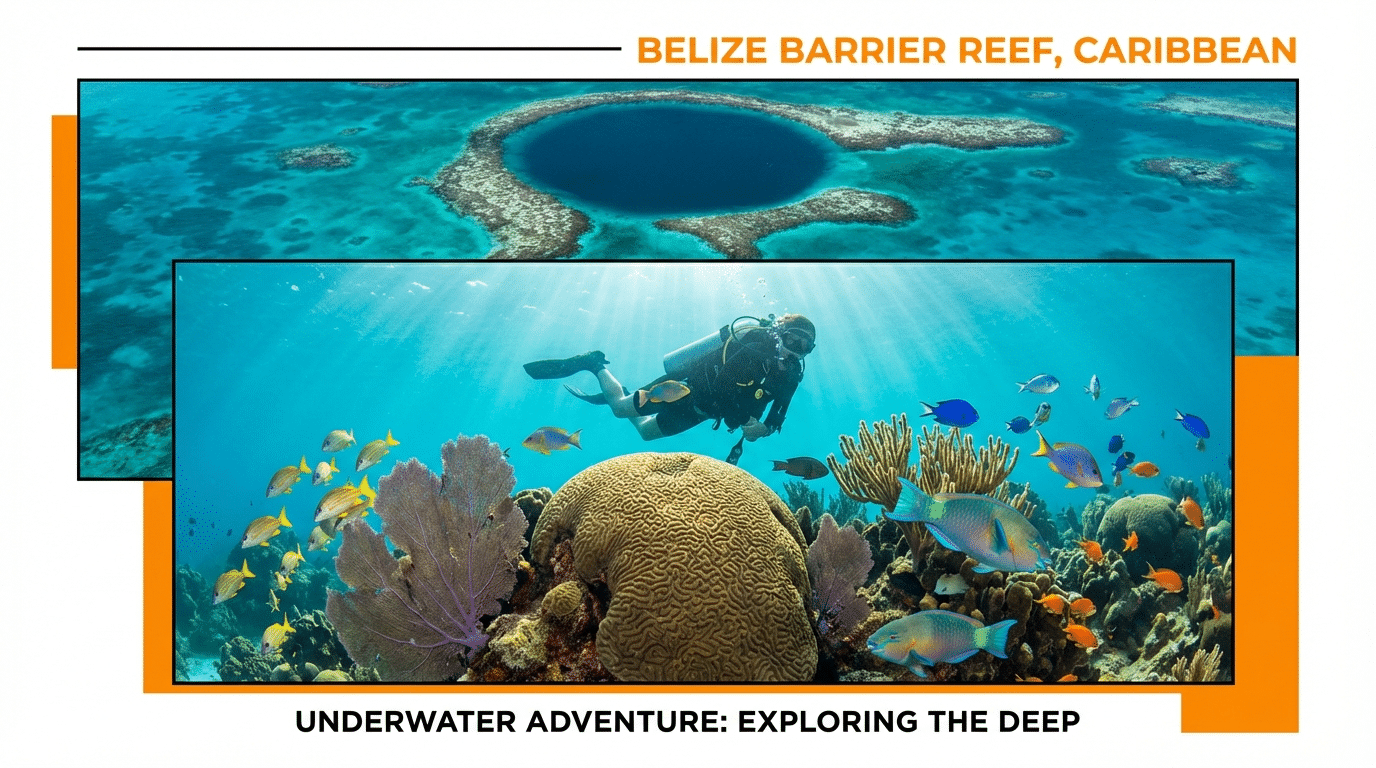 צלילה ושנורקל במרכז אמריקה - שוניות אלמוגים ומים טורקיזיים