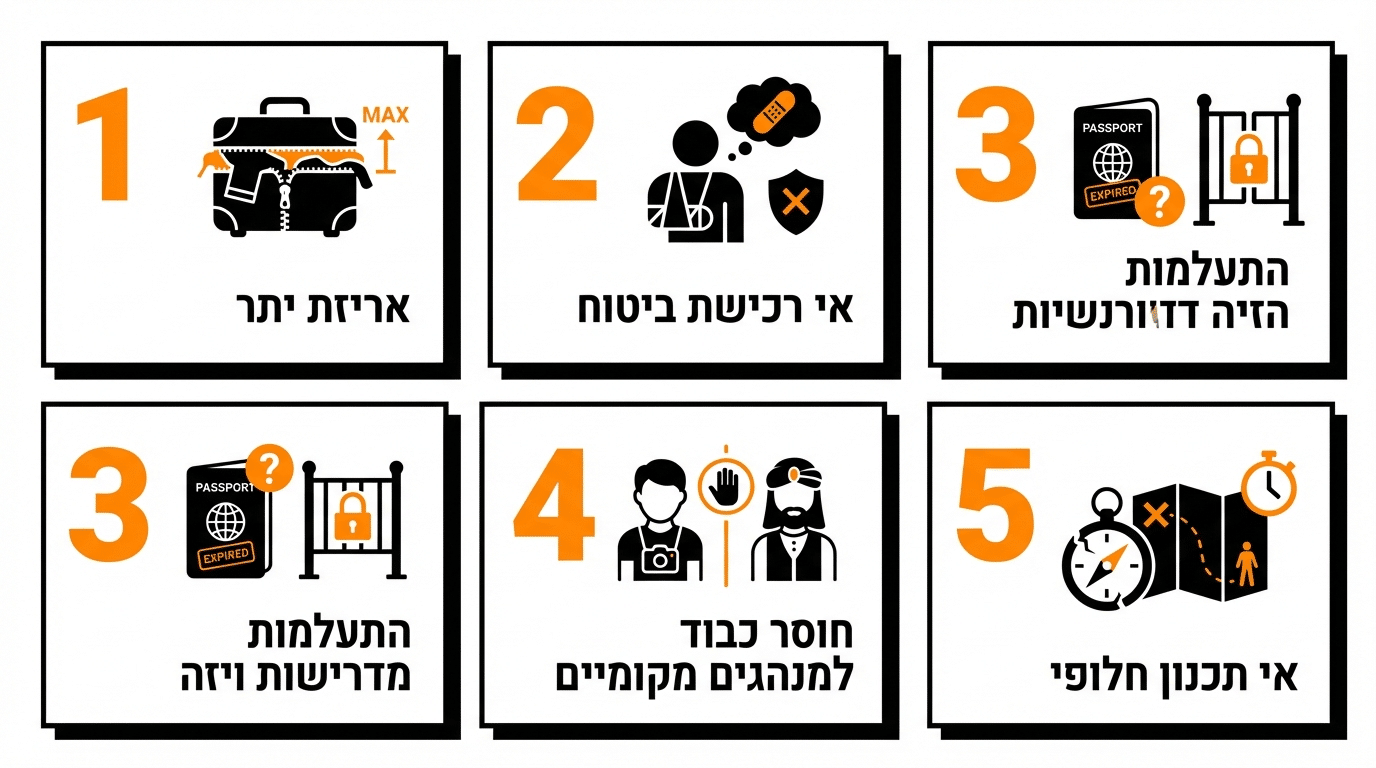 טעויות נפוצות של ישראלים בטיול לקוסטה ריקה ואיך להימנע מהן